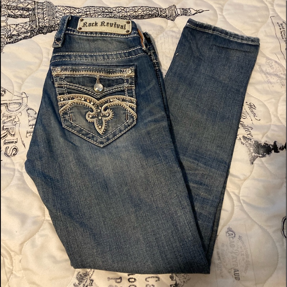 ROCK REVIVAL ‘Pilkin’ Crop. Size 24.